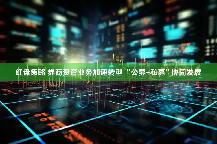 红盘策略 券商资管业务加速转型 “公募+私募”协同发展