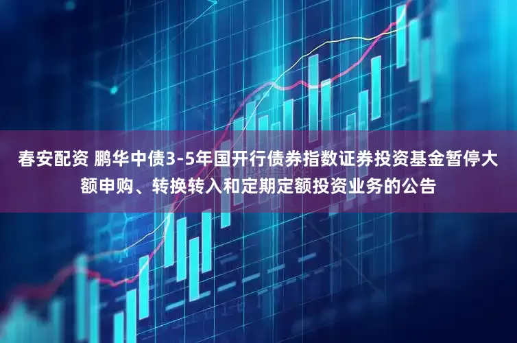 春安配资 鹏华中债3-5年国开行债券指数证券投资基金暂停大额申购、转换转入和定期定额投资业务的公告