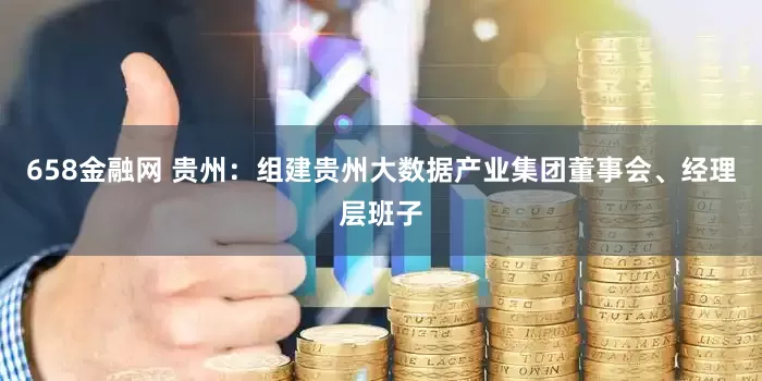 658金融网 贵州：组建贵州大数据产业集团董事会、经理层班子