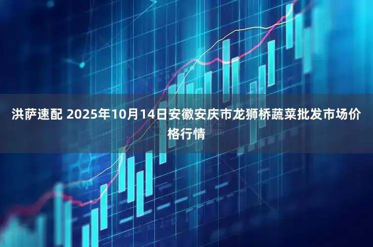洪萨速配 2025年10月14日安徽安庆市龙狮桥蔬菜批发市场价格行情